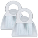 Relaxdays lot balai de table, 2 sets, brosse & pelle, mini balayette pour cuisine & camping, � accrocher, ...