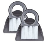 Relaxdays - lot balai de table, 2 sets, brosse & pelle, mini balayette pour cuisine & camping,  accrocher, ...