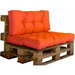 Deco arts - lot coussins ext�rieur pour palette orange 120x80 imperm�ables anti - uv decoarts