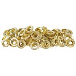 Ribimex - lot d'oeillets en mtal pour bche 50pcs