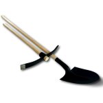 Kibros - lot pioche terrassier manche 90 cm + pelle de ma�on manche 130 cm t�te acier - quantit� x 1 ...