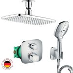 Lot robinet douche encastré thermostatique hansgrohe ecostat e + douche de tête raindance e 240 fixation ... Lot robinet douche encastré thermostatique hansgrohe ecostat e + douche de tête raindance e 240 fixation ...