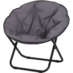 Loveuse fauteuil rond de jardin fauteuil lune papasan pliable grand confort 80l x 80l x 75h cm grand ...