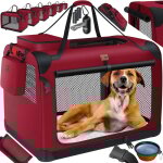 Boîte pour chien boîte de transport pour chien pliable avec écuelle sac de transport boîte de transport ... Boîte pour chien boîte de transport pour chien pliable avec écuelle sac de transport boîte de transport ...