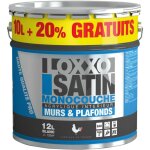 Loxxo - peinture acrylique murs & plafonds - monocouche - blanc satin couleur: blanc - conditionnement: ...