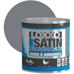 Loxxo - peinture acrylique murs & plafonds - monocouche - satin conditionnement: 0, 5l - couleur: mineral ...