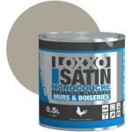 Loxxo - peinture acrylique murs & plafonds - monocouche - satin conditionnement: 0, 5l - couleur: smoky ...