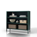 Luca �tag�re basse, 1000 x 900 x 350 mm, moderne : vert bouteille