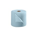 Lucart - bobine essuyage industriel 350 m bleue - lot de 2