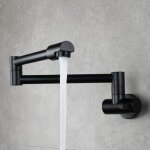 Mitigeur cuisine rabattable robinet mural, mitigeur evier cuisine embout multifonction  robinet eau ...