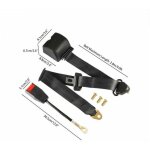 Lucky - 88 - universel 3 points reglable ceinture de securite du vehicule auto voiture car seat belt ...