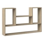 Hucoco - lulu - biblioth�que � suspendre - etag�re murale - 100x60x16 cm - rangement mural salon