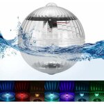 Lumière d'étang flottante solaire, lumières de piscine étanches lumière de jardin Éclairage led pour ... Lumière d'étang flottante solaire, lumières de piscine étanches lumière de jardin Éclairage led pour ...