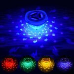 Lumire de piscine de led, lampe led flottante tanches, sous - marine led disco ip67 avec 6 modes de ...