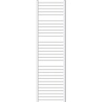 Luxebath - ecd germany radiateur s�che - serviettes sahara - 500 x 1800 mm - blanc - droit avec raccordement ...