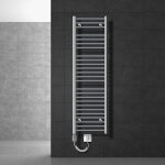 Luxebath - ecd germany sche - serviettes droit 400 x 1500 mm chrome lectrique 1200w