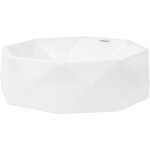 Luxebath - ml - design lavabo en céramique blanc brillant, ø 420x135 mm, diamant design, vasque à poser ... Luxebath - ml - design lavabo en céramique blanc brillant, ø 420x135 mm, diamant design, vasque à poser ...