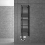 Luxebath - radiateur electrique sahara 300x1400 mm, anthracite, sche - serviettes en panneau, raccordement ...