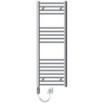 Luxebath - radiateur electrique sahara 400x1200mm, chrome, s�che - serviettes en panneau, raccordement ...