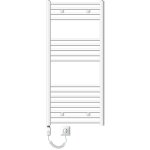 Luxebath - radiateur lectrique de salle de bain sahara 600x1200 mm blanc raccord latral courbe elment ...