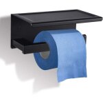 Porte papier toilette, porte rouleau papier toilette mural, sus304 acier inoxydable derouleur papier ...