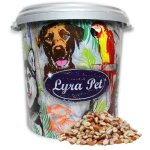 10 kg de noyaux d'arachide lyra pet fendus m�lang�s blanchis et avec la peau dans un bac de 30 litres ...