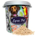 Lyra pet - 10 kg de noyaux de cacahu�tes � blancs hach�s dans un bac de 30 l