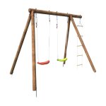 M&s - balanoire en bois trait 3 agrs tonka