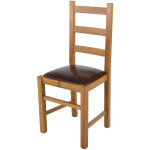 Tommychairs - chaise rustica pour cuisine, bar et salle  manger, robuste structure en bois de htre ...