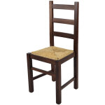 Tommychairs - chaise rustica pour cuisine, bar et salle � manger, robuste structure en bois de h�tre ...