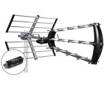 M - e - antenne trinappe uhf avec filtre 4g - metronic 415044 - gain 26db, fr�quence 470 - 790 mhz, pr� ...