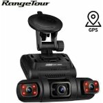 Cam�ra de voiture dash cam wifi gps voiture dvr range tour - 3 canaux 2k + 1080p + 1080p, double objectif, ...