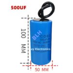 M - e - condensateur de dmarrage avec coque en plastique, cellule lectrolytique, cd60, 450v, 450ylique, ...