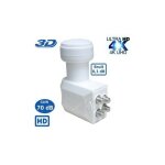 M - e - lnb quad sr - 4088, 0. 1db high gain 70 db - tte parabole universelle compatible full hd 4k ...