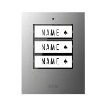 M - e modern - electronics - 41306 sonnette sans fil emetteur �clair�e, avec porte - nom