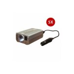 Me - pack 5 convertisseurs elvateur de tension 12v 220 v 230 v + allu s cigare - 150 w max, pour voiture ...