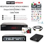 M - e - r�cepteur tntsat hdb981e + disque dur externe 1 t�ra + c�ble hdmi ? carte tntsat incluse, pvr ...