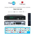 M - e - terminal d�codeur r�cepteur num�rique hd fransat triax thr 7630 - carte fransat incluse, enregistreur ...