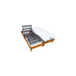 Idliterie - ensemble matelas + sommier tte et pieds relevable tous plots 2x8