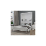 Lit escamotable vertical 160x200 cm blanc - avelino Lit escamotable vertical 160x200 cm blanc - avelino