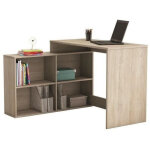 M&s - nagano bureau dangle contemporain decor chene shannon - l 112 cm