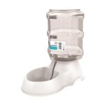 Distributeur d'eau hexagonal m - pets - 3500 ml - blanc - pour chiens