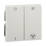 M - plan blanc, enjoliveur interrupteur vmc avec position arrêt (mtn3401 - 0319) M - plan blanc, enjoliveur interrupteur vmc avec position arrêt (mtn3401 - 0319)