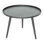 M&s - table basse de jardin ronde 60 cm en acier anthracite - vila M&s - table basse de jardin ronde 60 cm en acier anthracite - vila