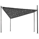 M&s - tonnelle en acier avec toile tendue ciel �toil�