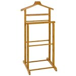 M&s - valet de nuit double 48x36x97 cm en bambou naturel