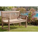 Macabane - fun - banc de jardin java en bois teck Macabane - fun - banc de jardin java en bois teck
