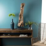 Clara - objet dcoration bois teck branche naturelle 'm'
