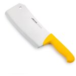 Macheta arcos couleur - prof 297500 acier inoxydable nitrum et mango feuille polypropylne jaune ergonomique ...