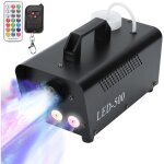 Machine  fume rgb show 500w smoke led effet brouillard dj sans fil  distance 13 couleurs - einfeben ...